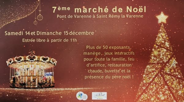 Marché de Noël sur le pont de Varennes