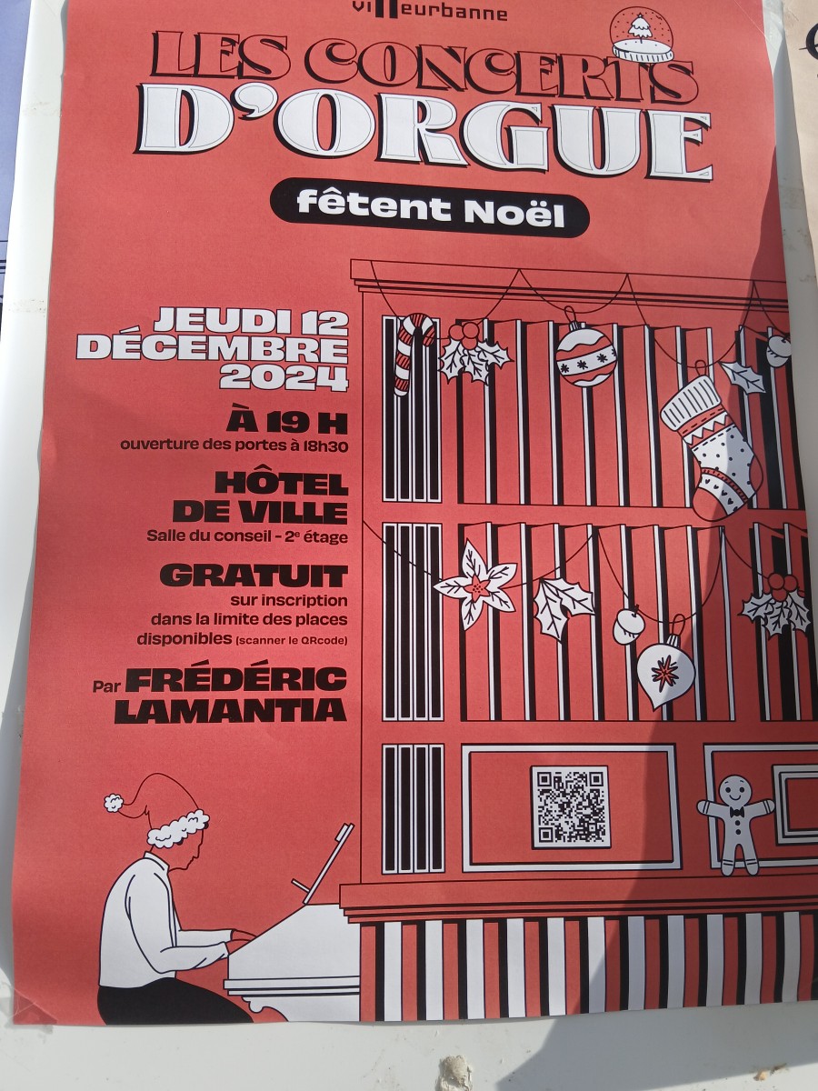 Concert orgue Fêtons Noël