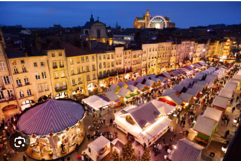 Marché de noël de Reims.