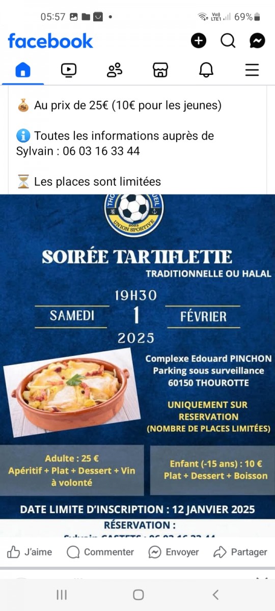 Soirée tartiflette