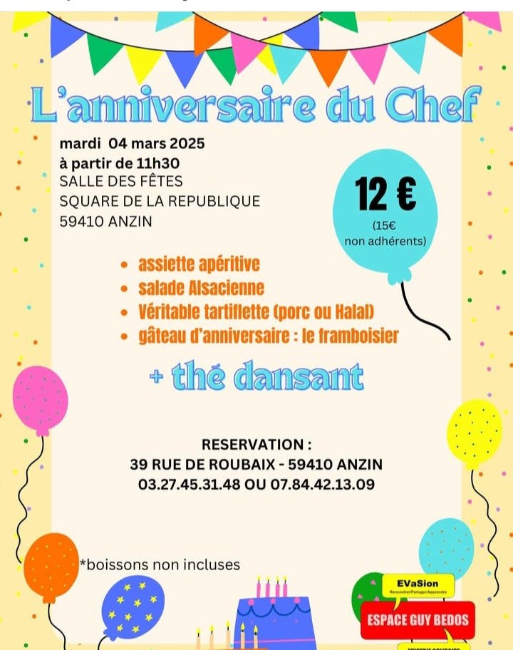 Repas du Chef