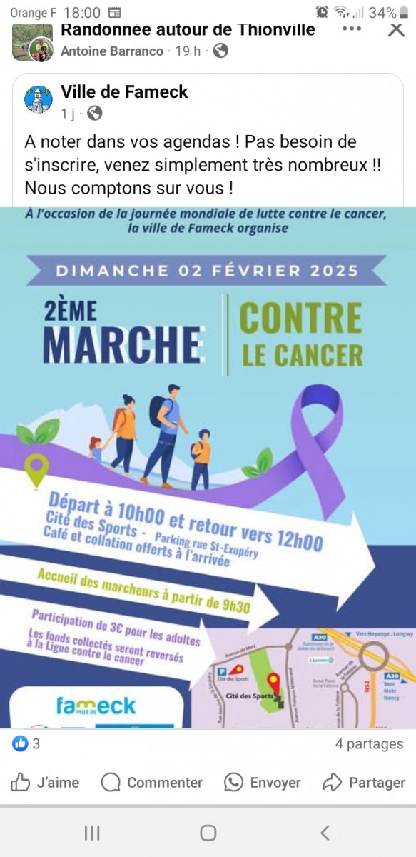 Marche contre le cancer