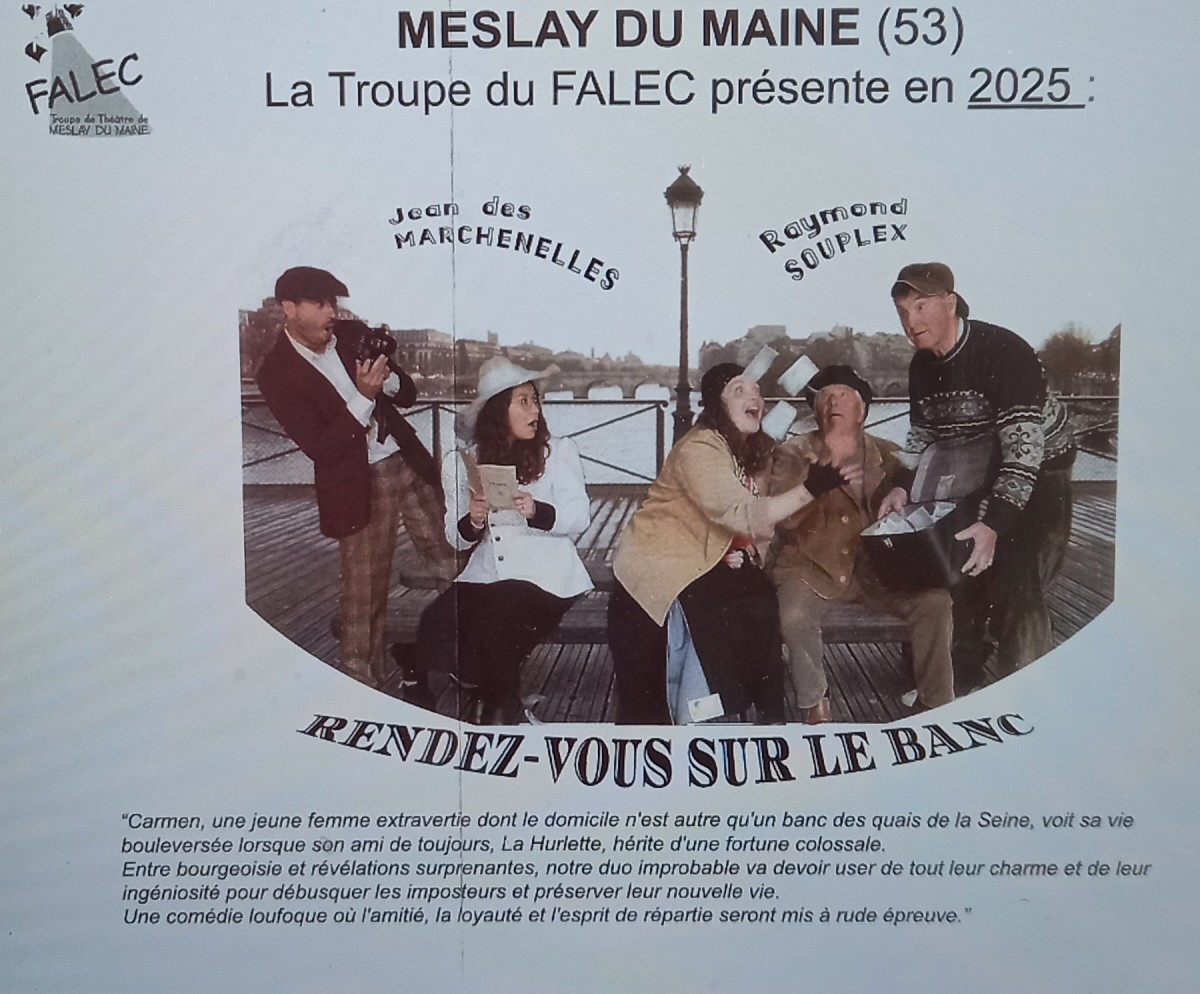 Théatre à Meslay - troupe le falec