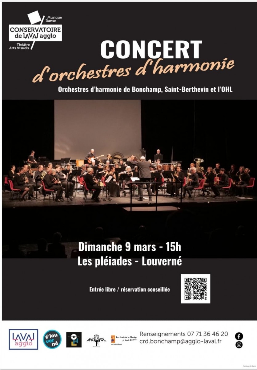 concerts des harmonies de LAVAL AGGLO