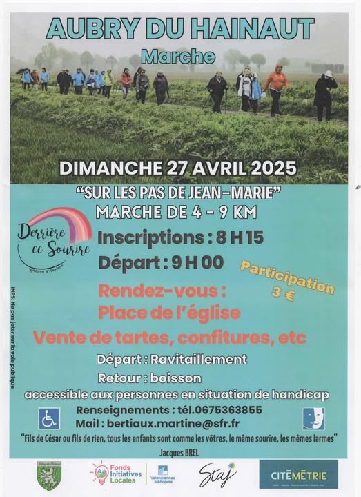 marche à Aubry du Hainaut