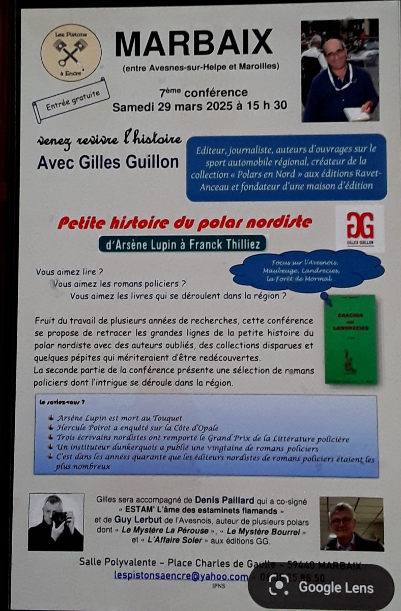 Conférence sur la petite histoire du Polar Nordiste