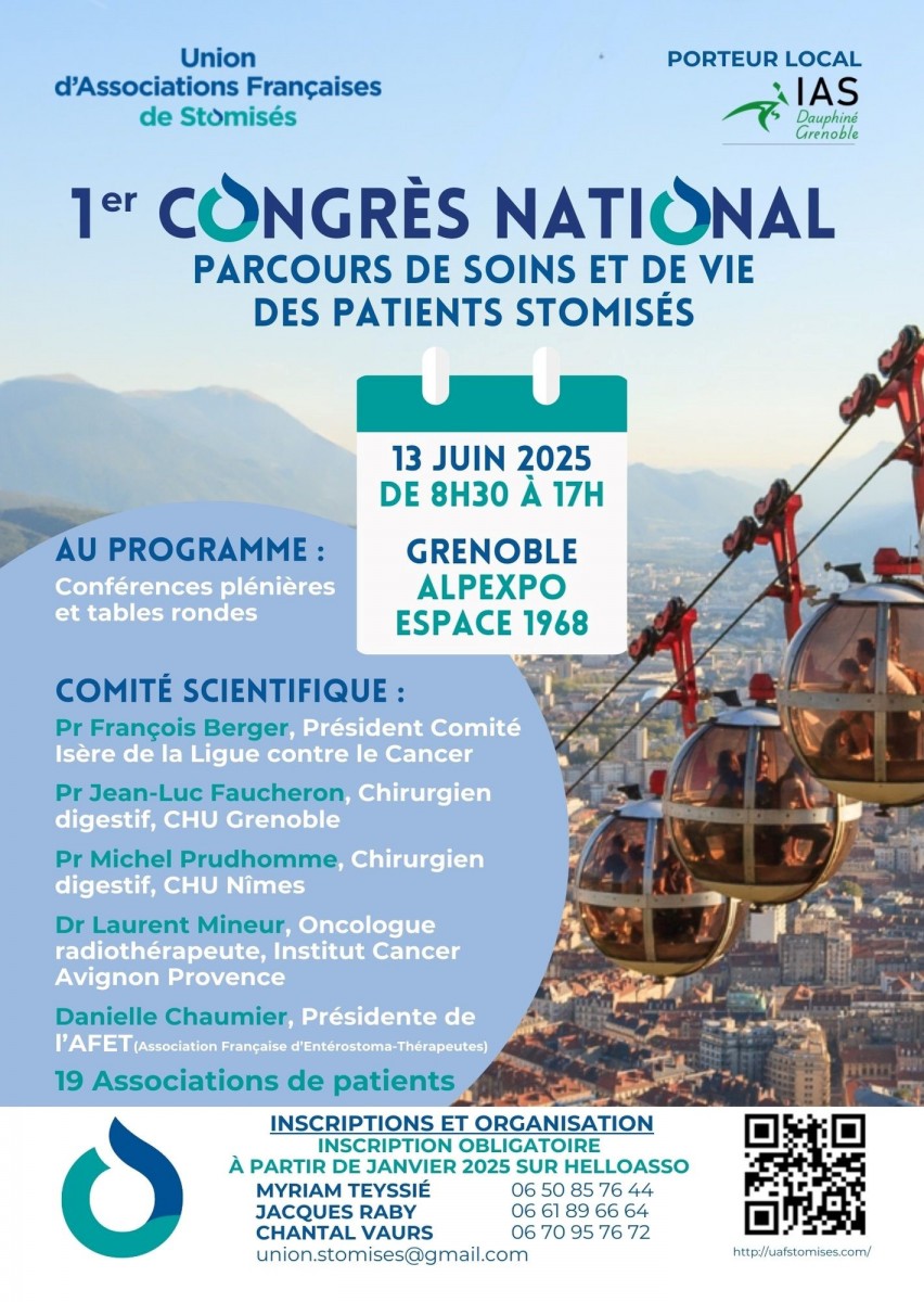Premier Congrès National des Patients Stomisés