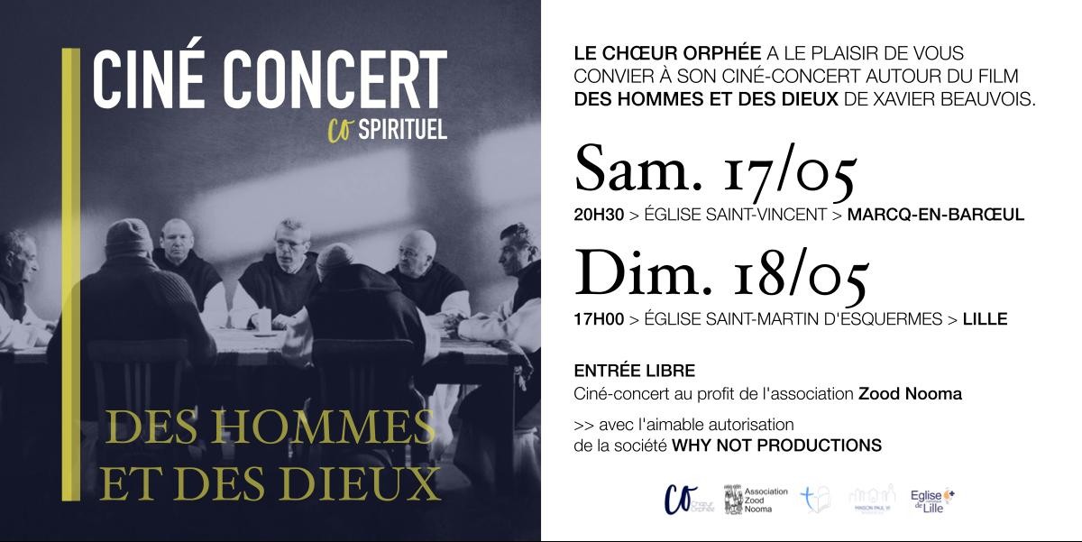 CINE CONCERT avec le chœur ORPHEE
