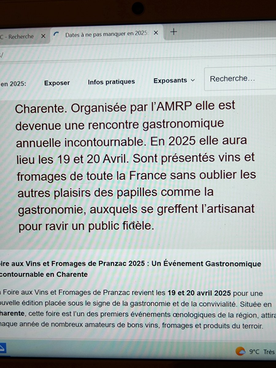 Foire de pranzac