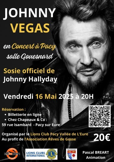 CONCERT JOHNNY VEGAS sosie officiel de JOHNNY HALLYDAY