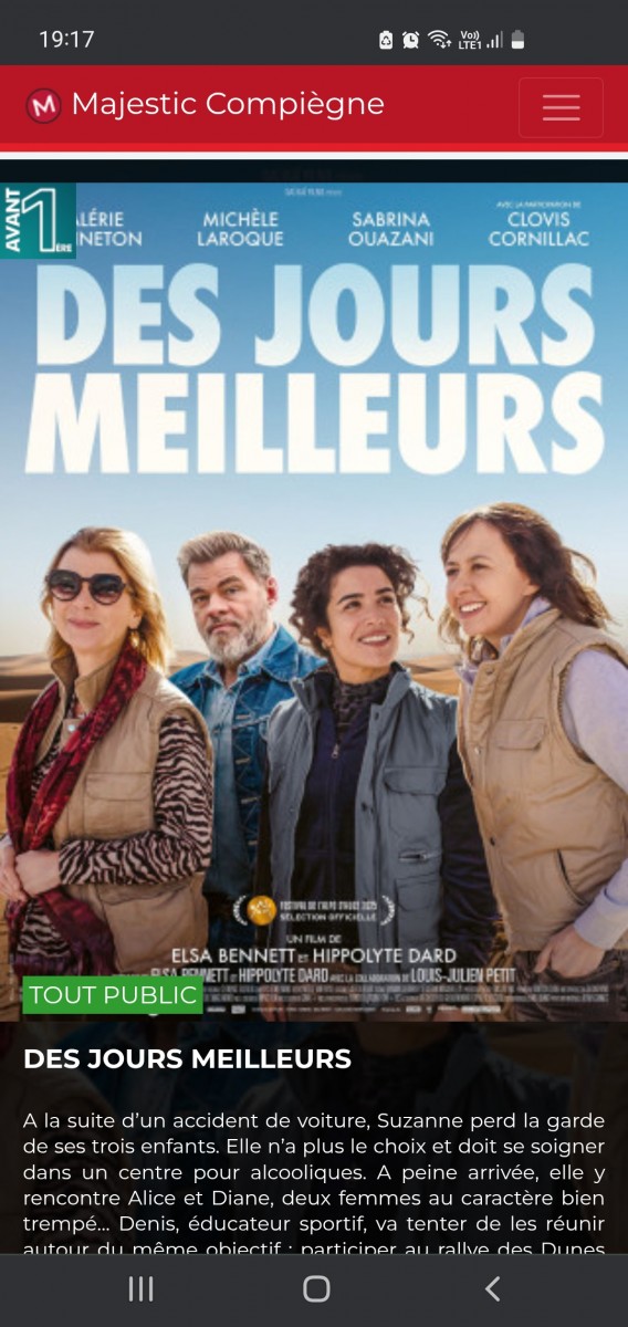 Cinéma  : Avant première