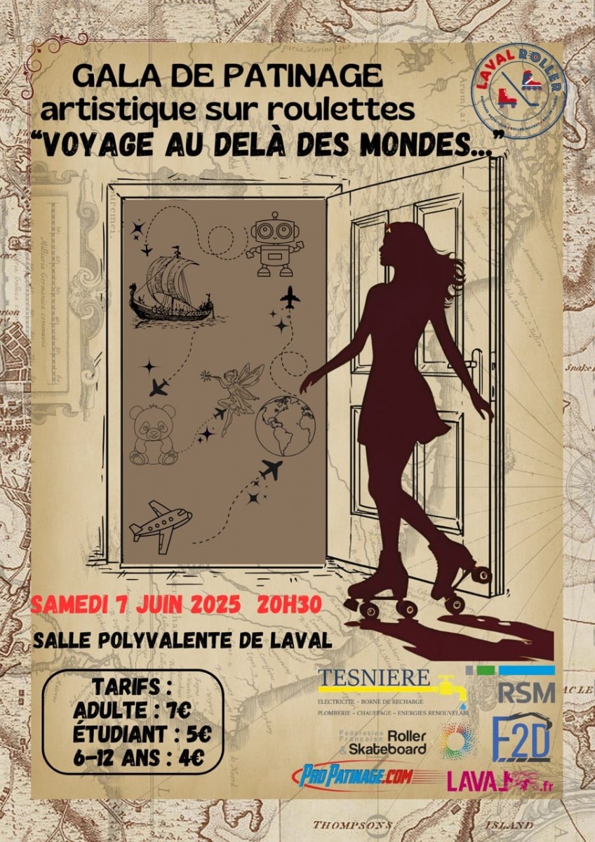 Gala de patinage artistique sur roulettes 7 juin Laval