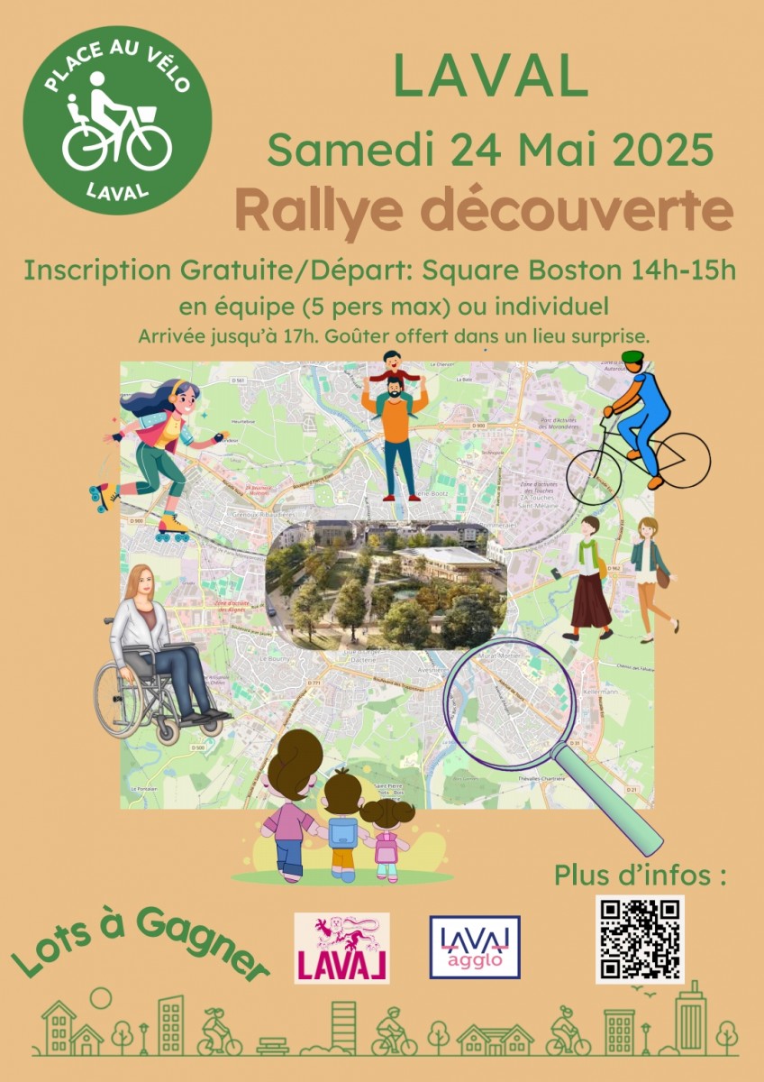 Rallye des mobilités douces à Laval