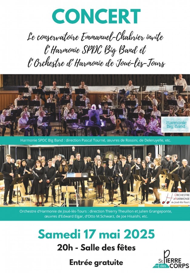 Concert Orchestre Harmonie de st Pierre et de Joué
