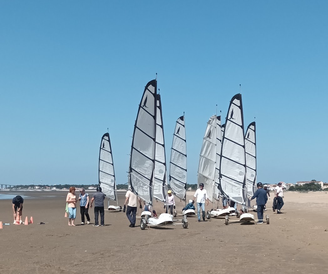 char à voile