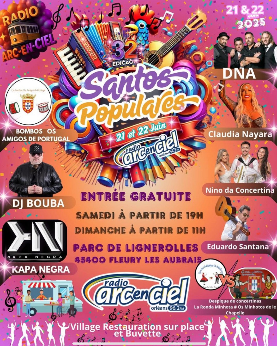 O festival Dos Santos populares