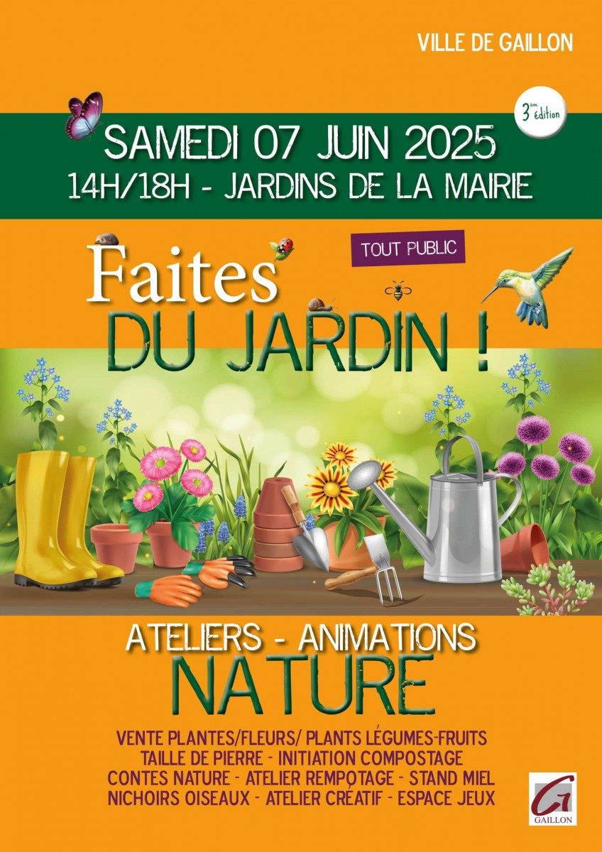 Faites du jardin