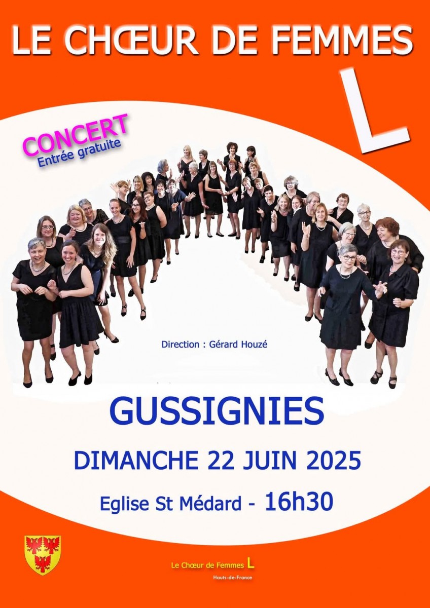 Concert gratuit, le Chœur de Femme L