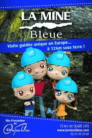 Visite de la Mine Bleue à Noyant la Gravoyère