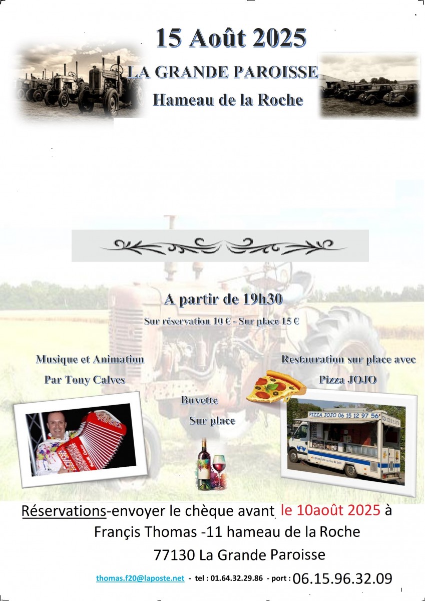 La fête du 15 août chez Francis