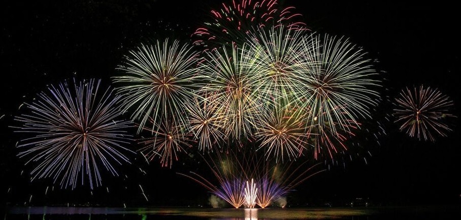 Feu d'artifice de la Vallée bleue