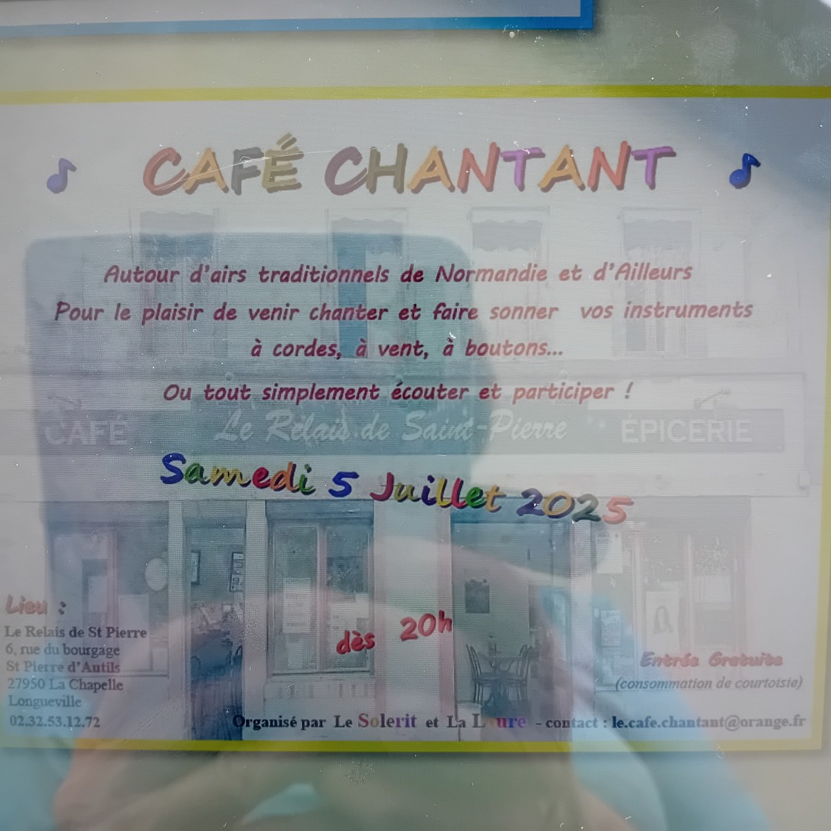 Cafe chantant a Saint pierre d'autils