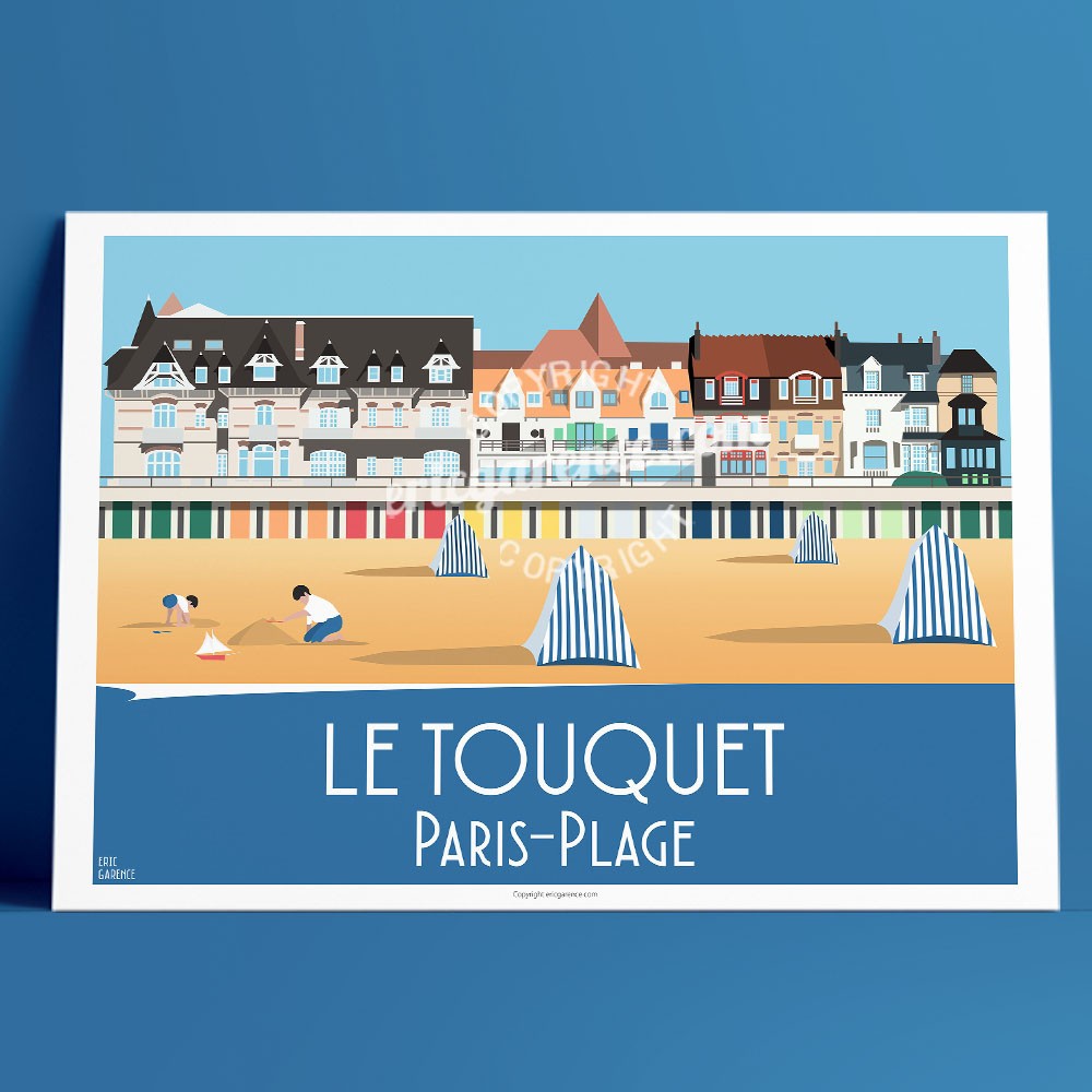Journée à la plage au Touquet