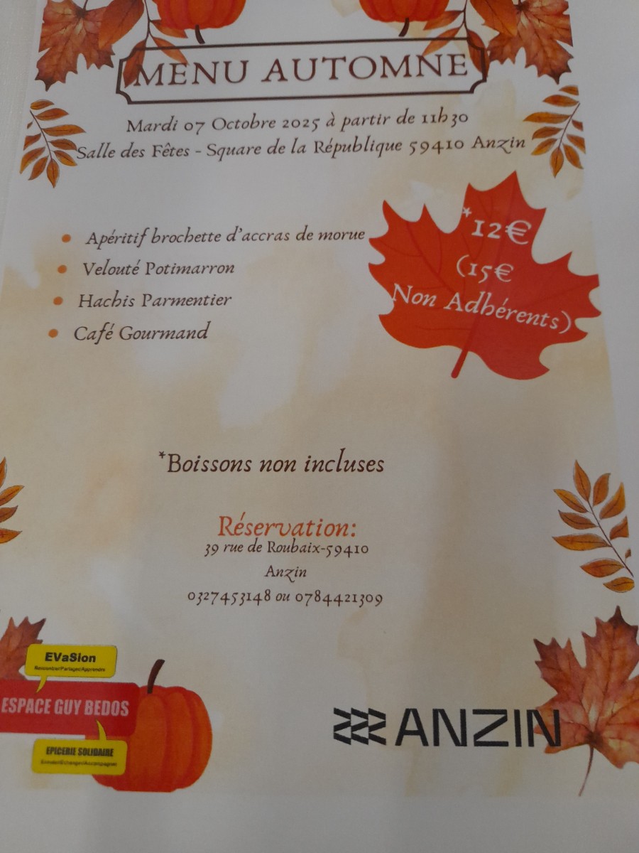 Repas d'automne