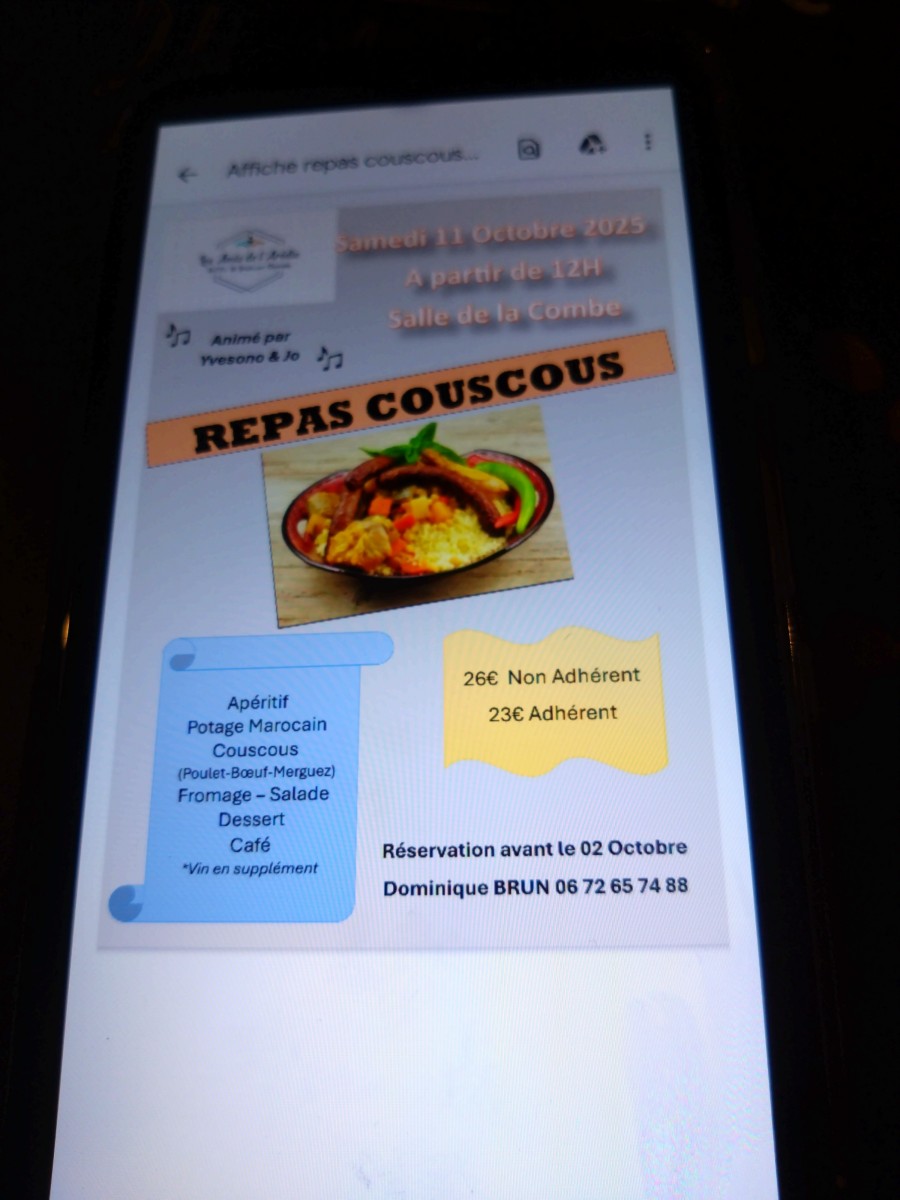 Repas coucous