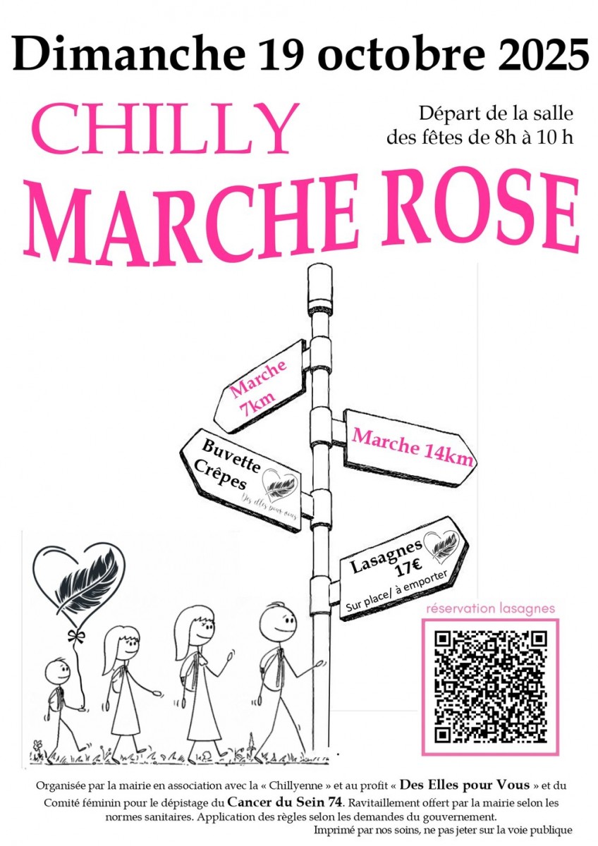 Marche Rose à Chilly