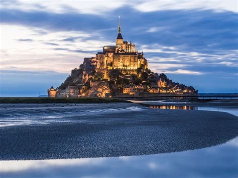 grande marée  au Mont Saint Michel