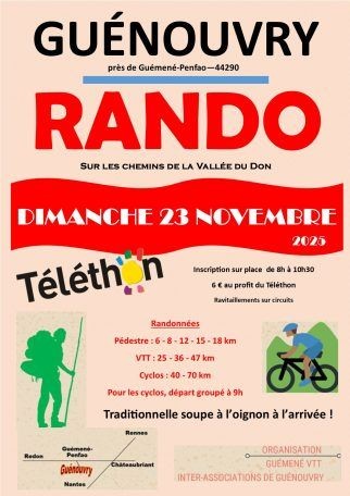 Randonnée pédestre à Guénouvry