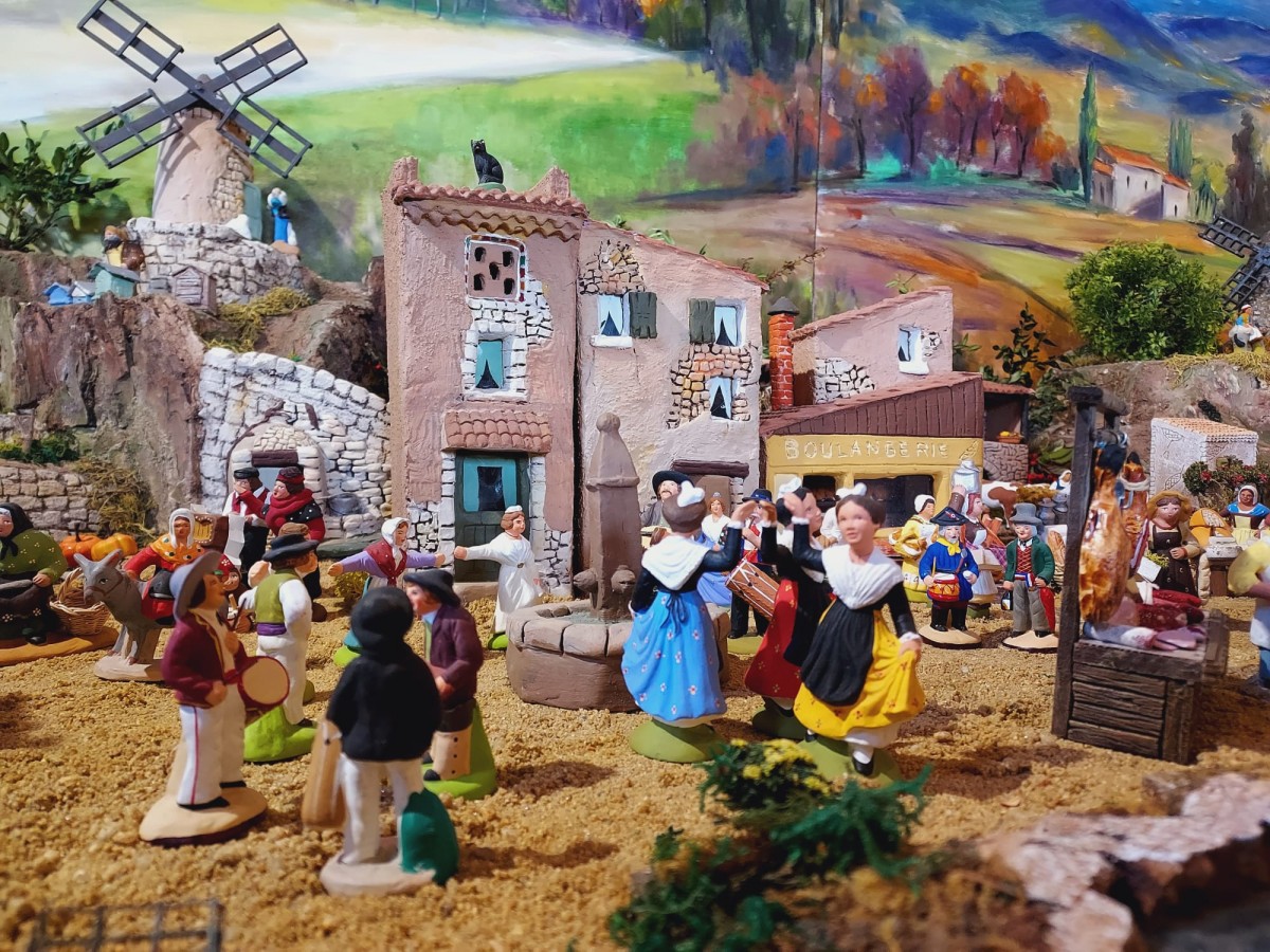 Visites des crèches a Mirmande