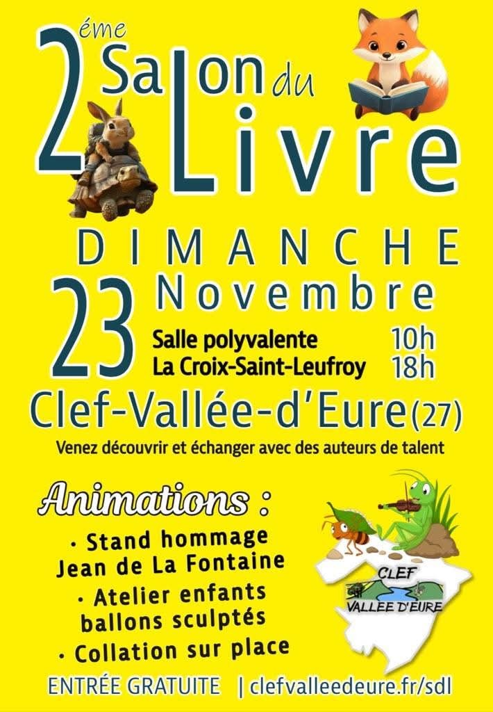 2eme Salon du livre  à la Croix Saint Leufroy