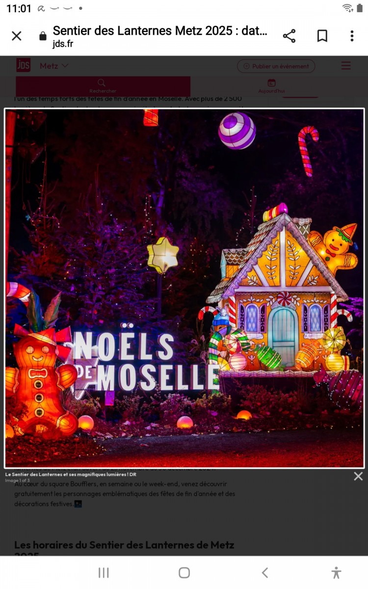 Sentier des lanternes