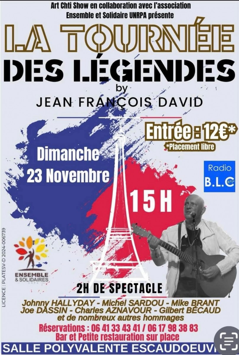 LA TOURNEE DES LEGENDES