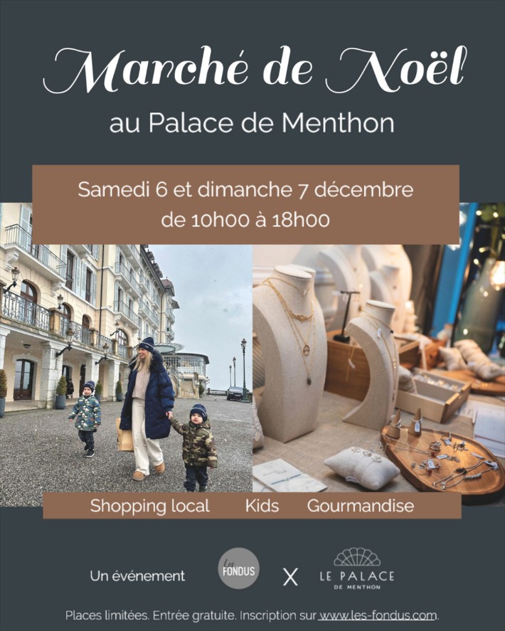 Marché de Noël au Palace de Menthon