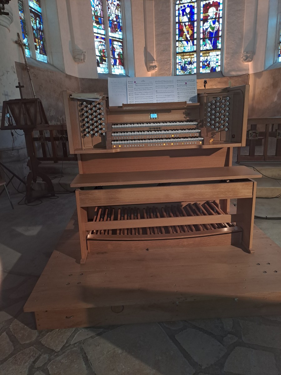 Concert d'orgue à l'église de FONTAINEBLEAU