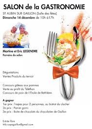 Salon de la gastronomie St Aubin sur Gaillon