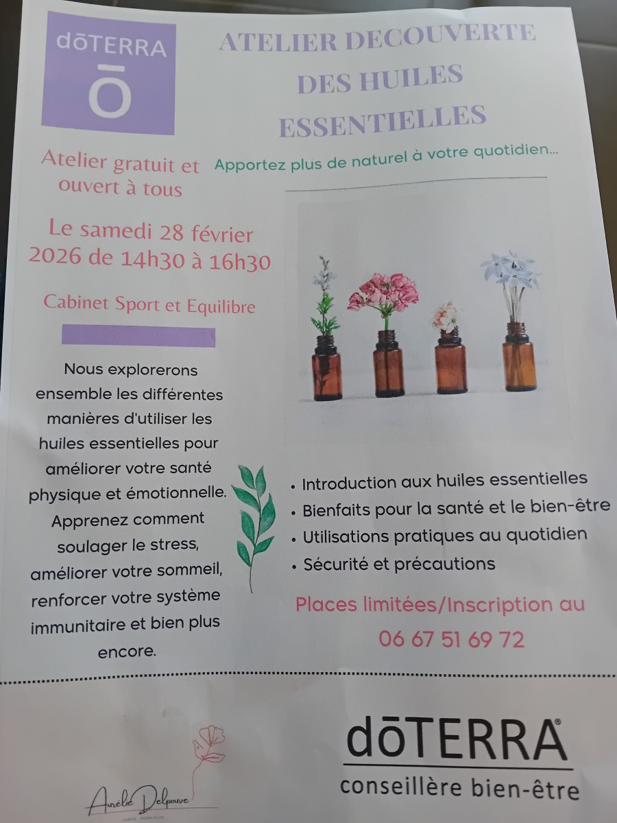 Bien être et découverte d'huiles essentielles