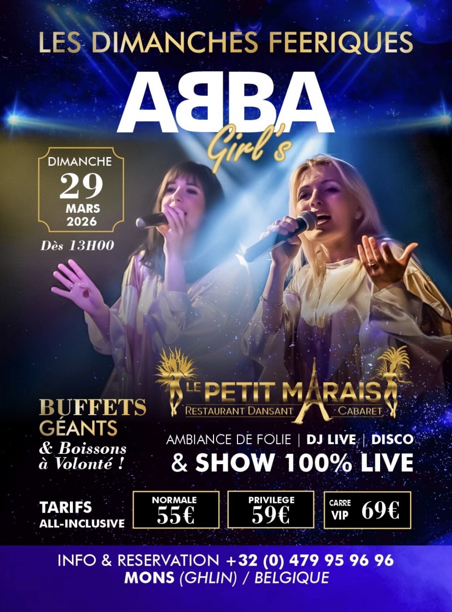 Le petit marais grill à Mons ABBA Girl's