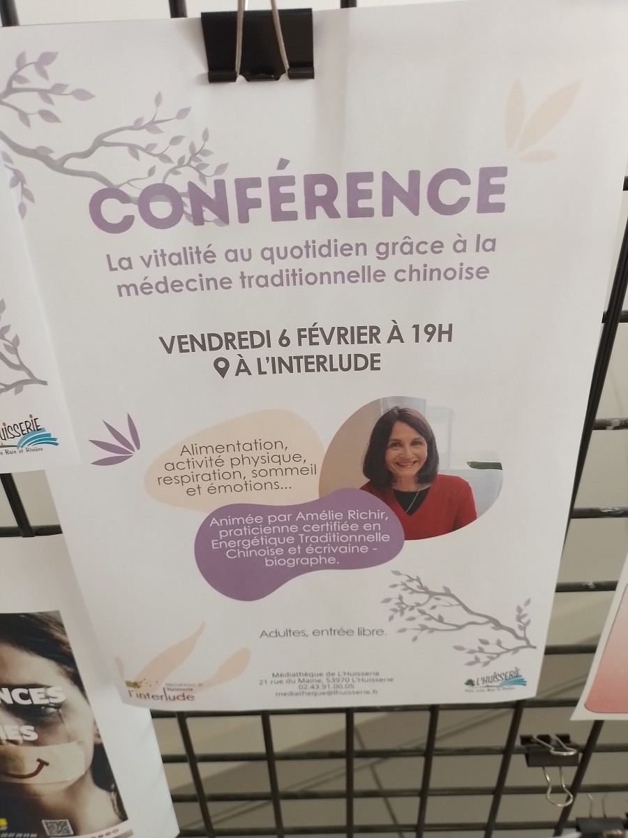 Conférence médecine chinoise