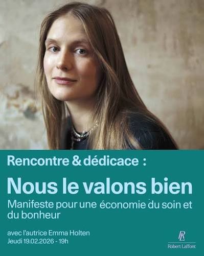 Lancement de livre : Nous le valons bien d'Emma HOLTEN