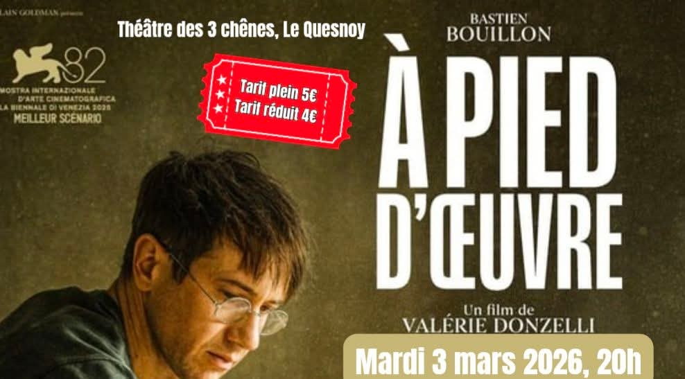 Ciné le Quesnoy, à pied d'œuvre.