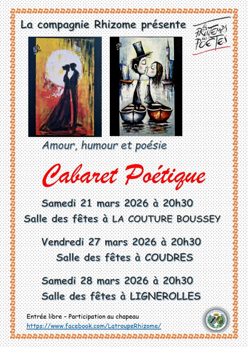 RHIZOME propose SON CABARET POETIQUE