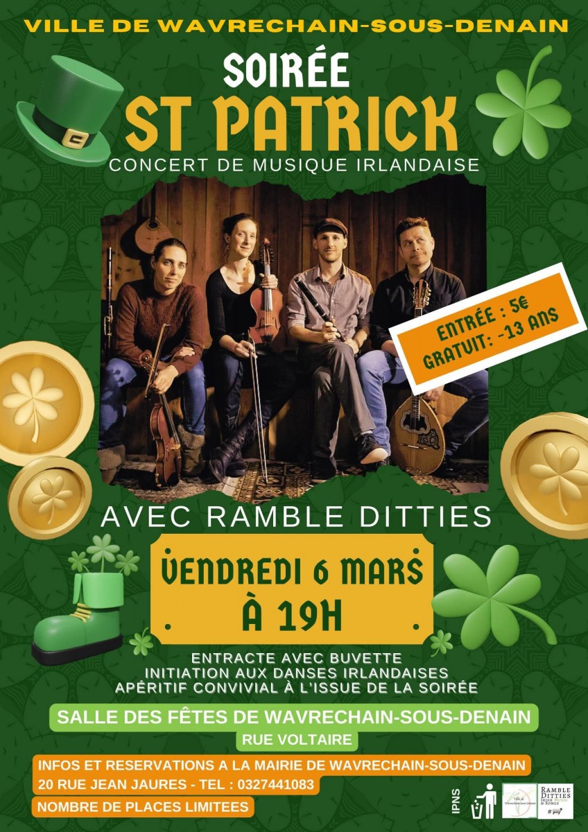 Soirée saint Patrick