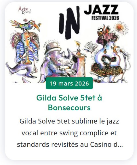Festival In JAZZ 2026 - concert Gilda Solve 5tet
