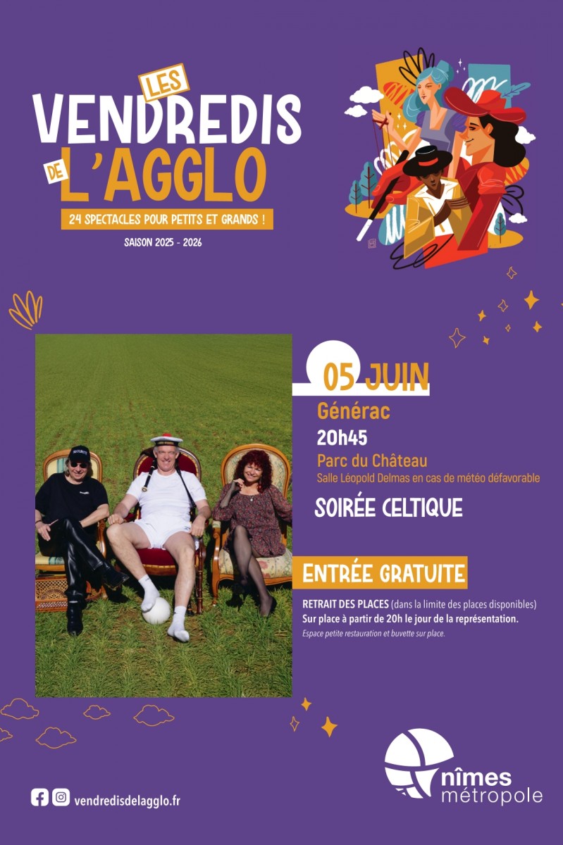Théâtre les vendredi de l'agglo : soirée celtique