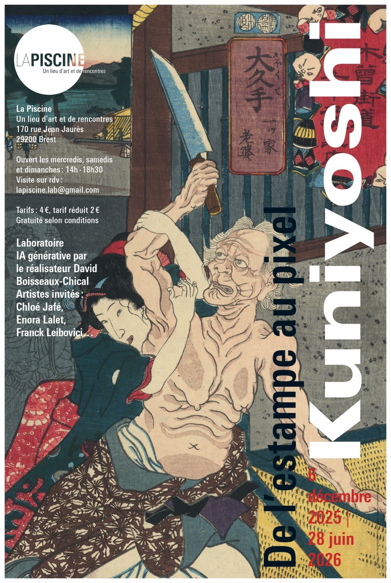 Expo ''Kuniyoshi, de l'estampe au pixel'' (estampes japonaises vs IA)