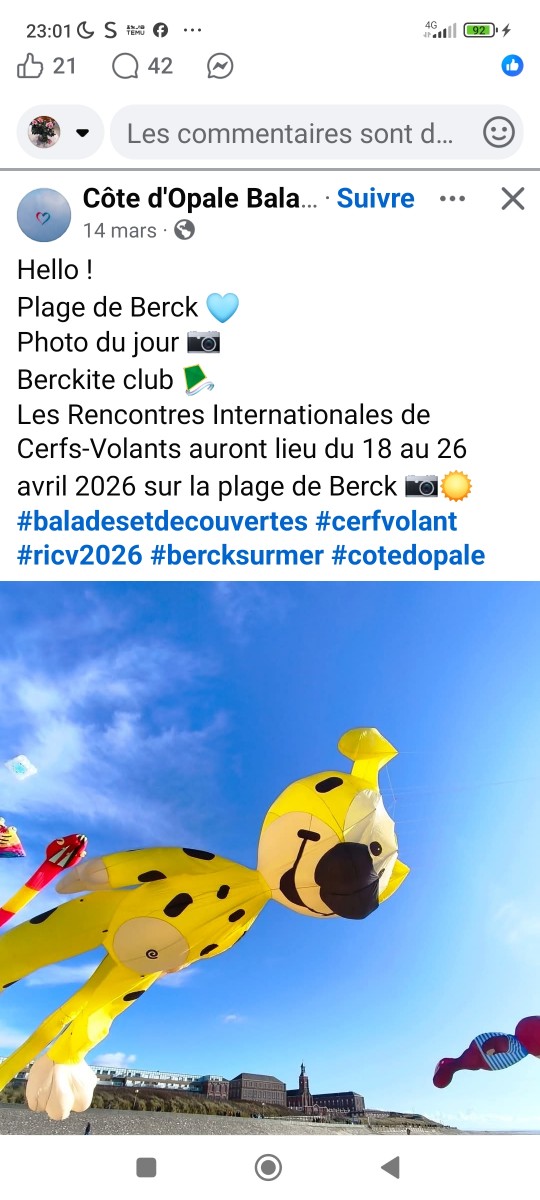 Sortie cerfs volants